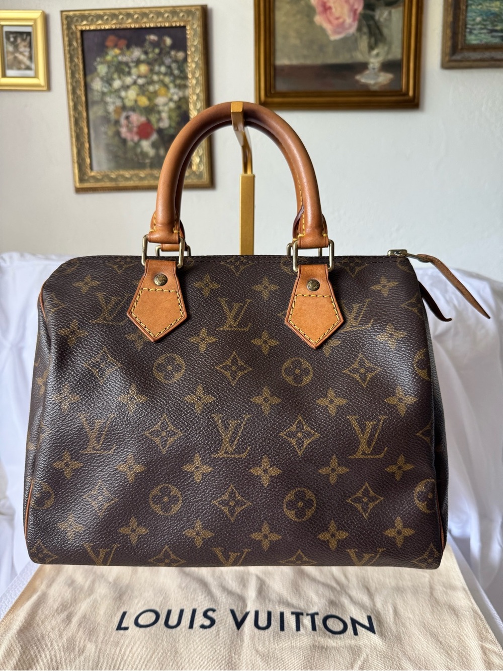 Louis Vuitton Monogram Canvas Brown & Tan Top-Handle Briefcase